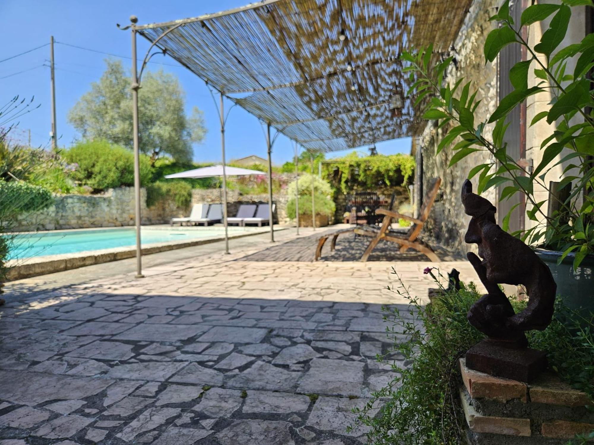 Villa Roulotte Fleur Des Champs Sigalens Esterno foto